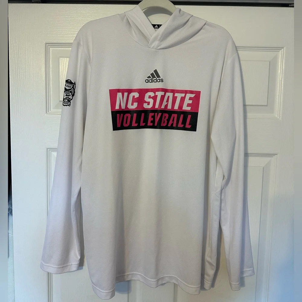 NC State Volleyball Hooded Long Sleeve - Picture 1 of 4
